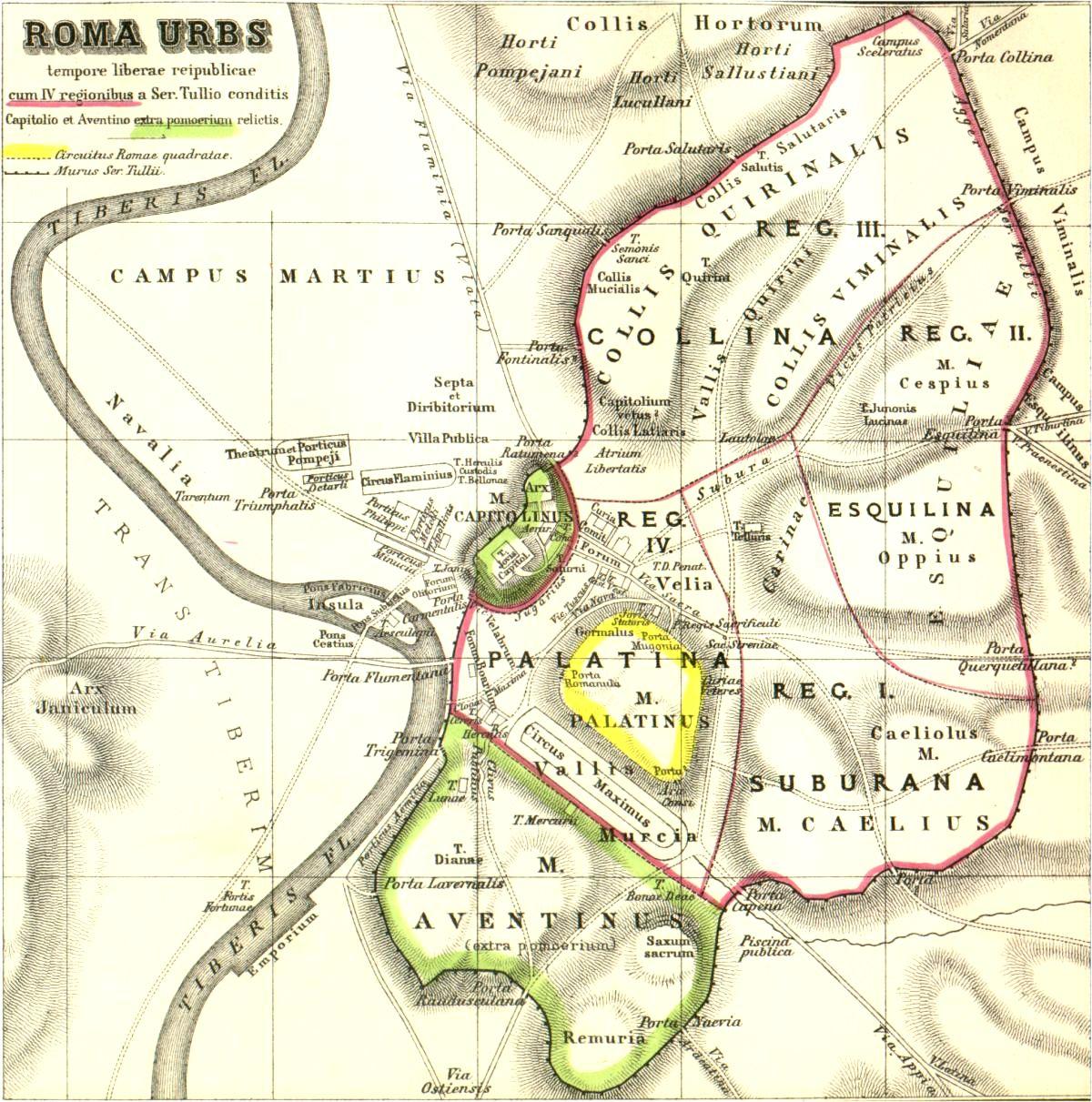 Karte Antikes Rom | goudenelftal