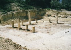 Palaistra beim Stadion in Nemea